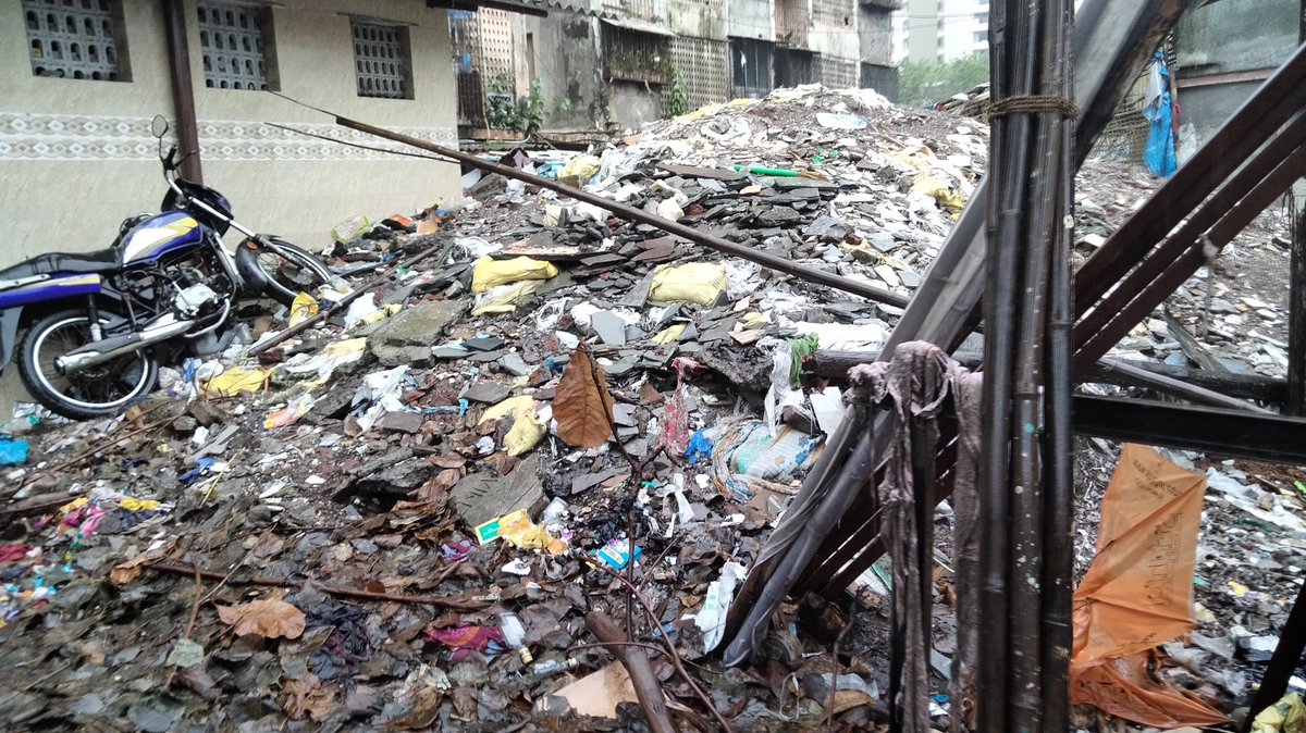 BjpRahulGupta's tweet photo. Looking at current situation due to rain and trouble faced by local people in Ward 93, I have raised this issue before @mybmcWardHE official many times,Today Mr. J.O. Karanje Saheb, visited at Spot and given assurance of clearing all this raabit and garbage within one week @mybmc https://t.co/sCUh4PkVtV