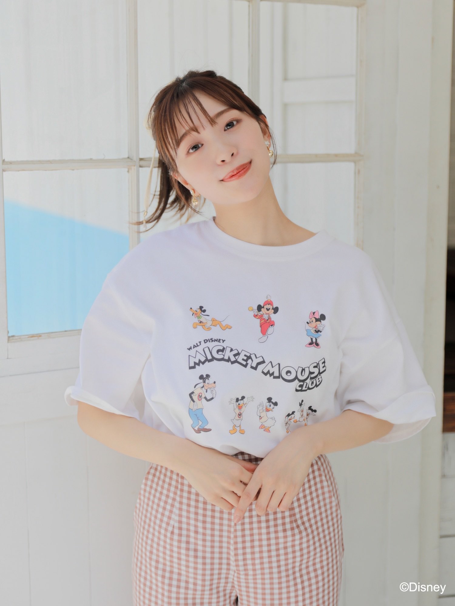 アリーム ミッキー ジェンダーレスシャツ