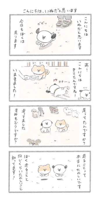 「こんにちは、いぬだと思います」#こんにちはいぬです 