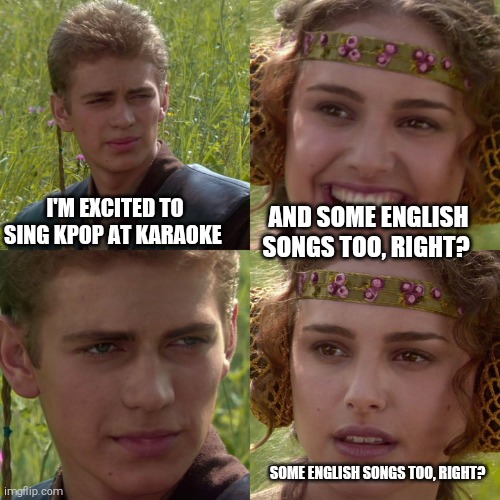 LeifwJ's tweet photo. I'm Padme next Friday #kpop #karaoke https://t.co/3vjQax0jY7