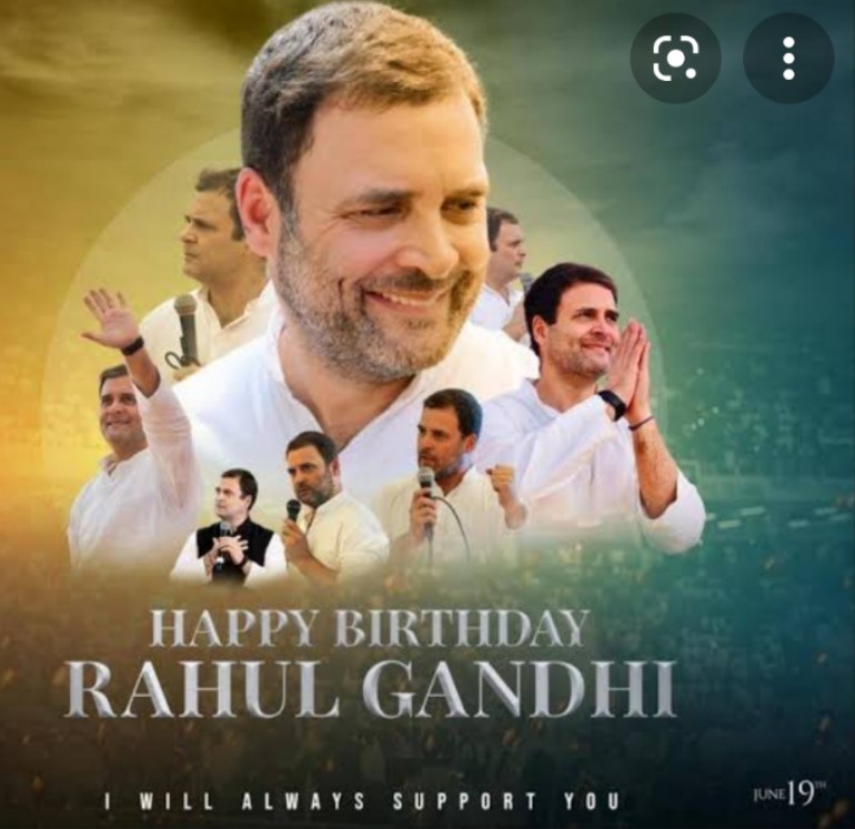 Happy Birthday Rahul Gandhi Sri 