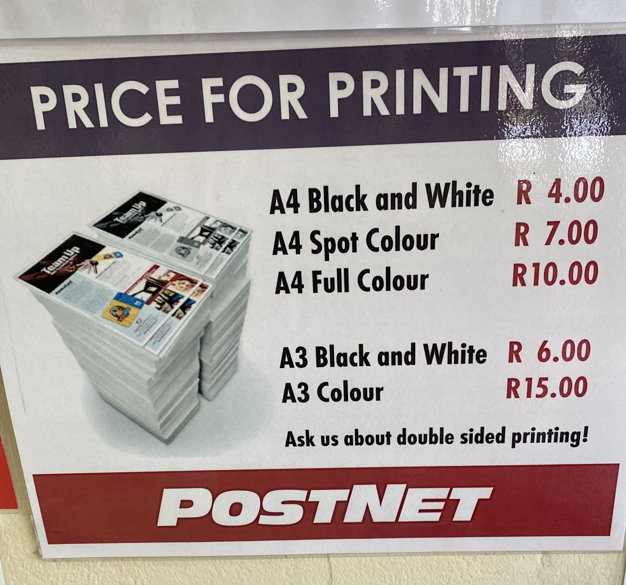 Johan Lorenzen on Twitter: "Printing black costs rands per page in Mtubatuba. A decent printer on Takealot is R600 - price of printing 150 pages. It's so expensive