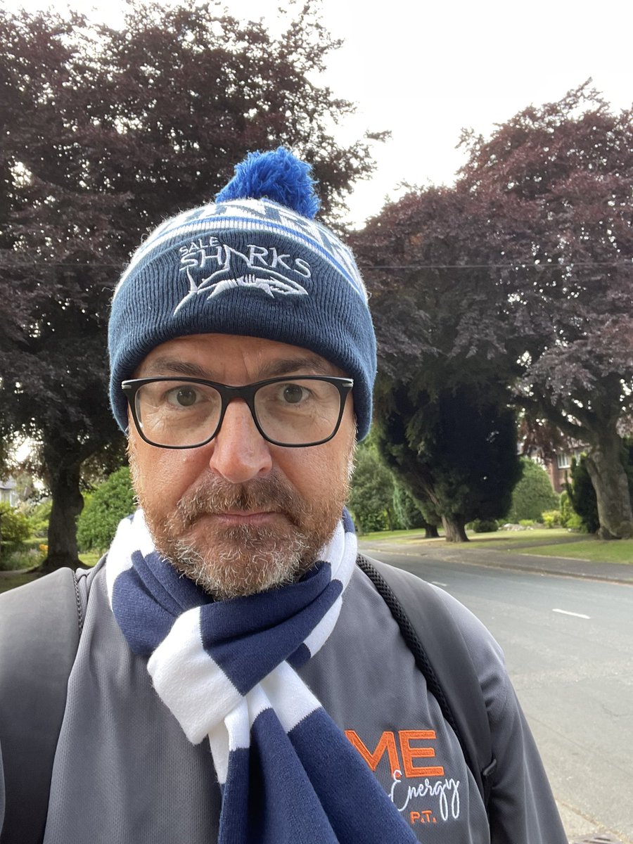 Exeter bound! Just waiting for my lift! C’mon <a href="/SaleSharksRugby/">Sale Sharks 🦈</a> <a href="/SaleRugbyNews/">Sale Sharks Fans</a> <a href="/SharkTankRugby/">The Shark Tank</a> #SmallTownInCheshire