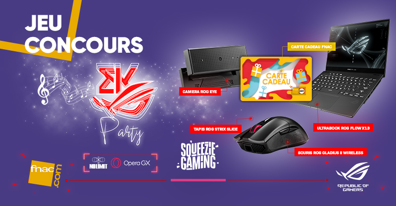 Fnac's tweet image. JEU CONCOURS 🎮 | On vous donne RDV ce soir pour la  #BKROGLaunchParty avec @xSqueeZie 🔥, à cette occasion tentez de remporter de nombreux 🎁 !
Pour participer : RT + Follow @Fnac. 
Suivez le live en direct ICI 👉 fcld.ly/xqskuey