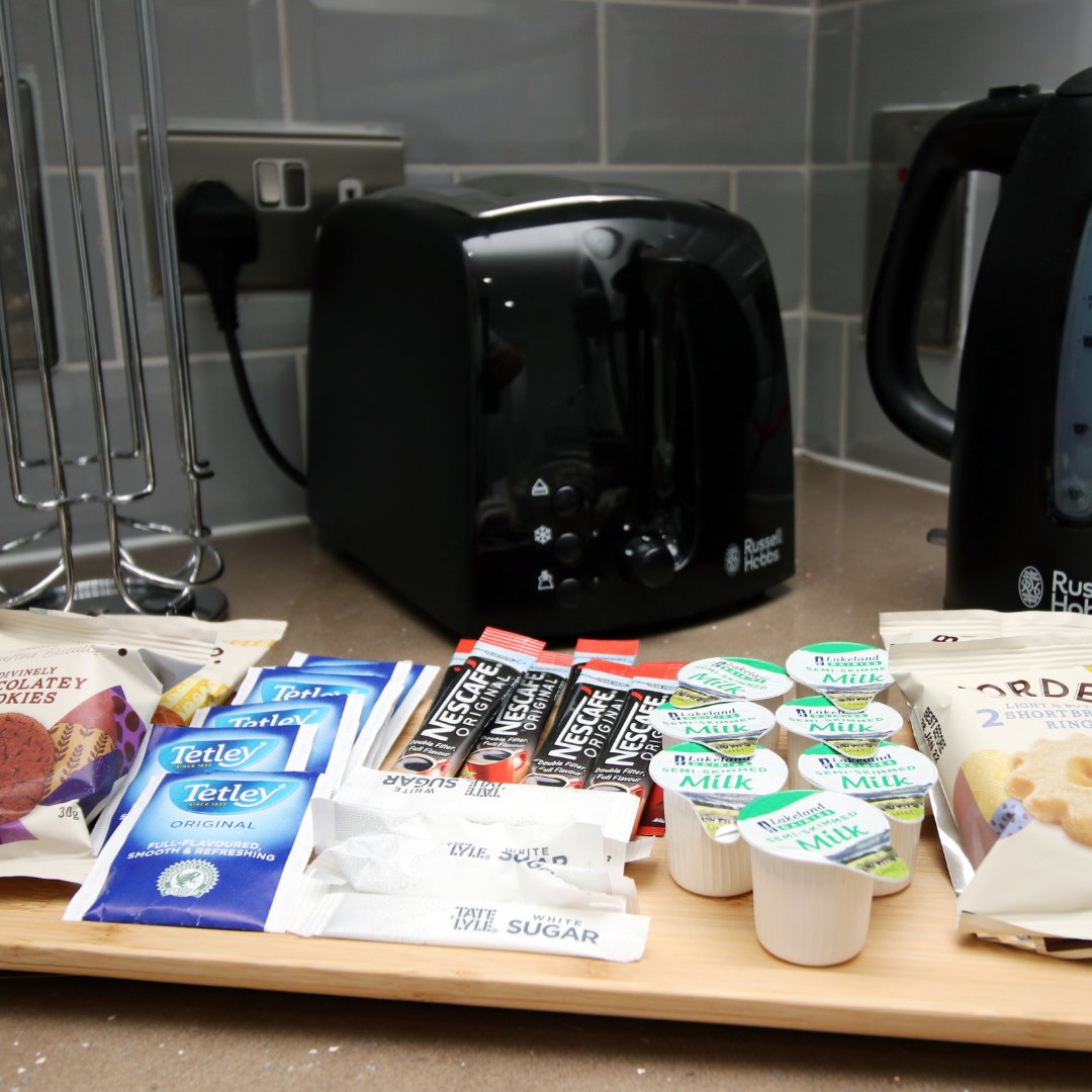 Nothing beat a simple treat from your host! StayBC always prepares complete tea, coffee and biscuits during your stay. Just a friendly reminder that we care 🤗

staybc.co.uk