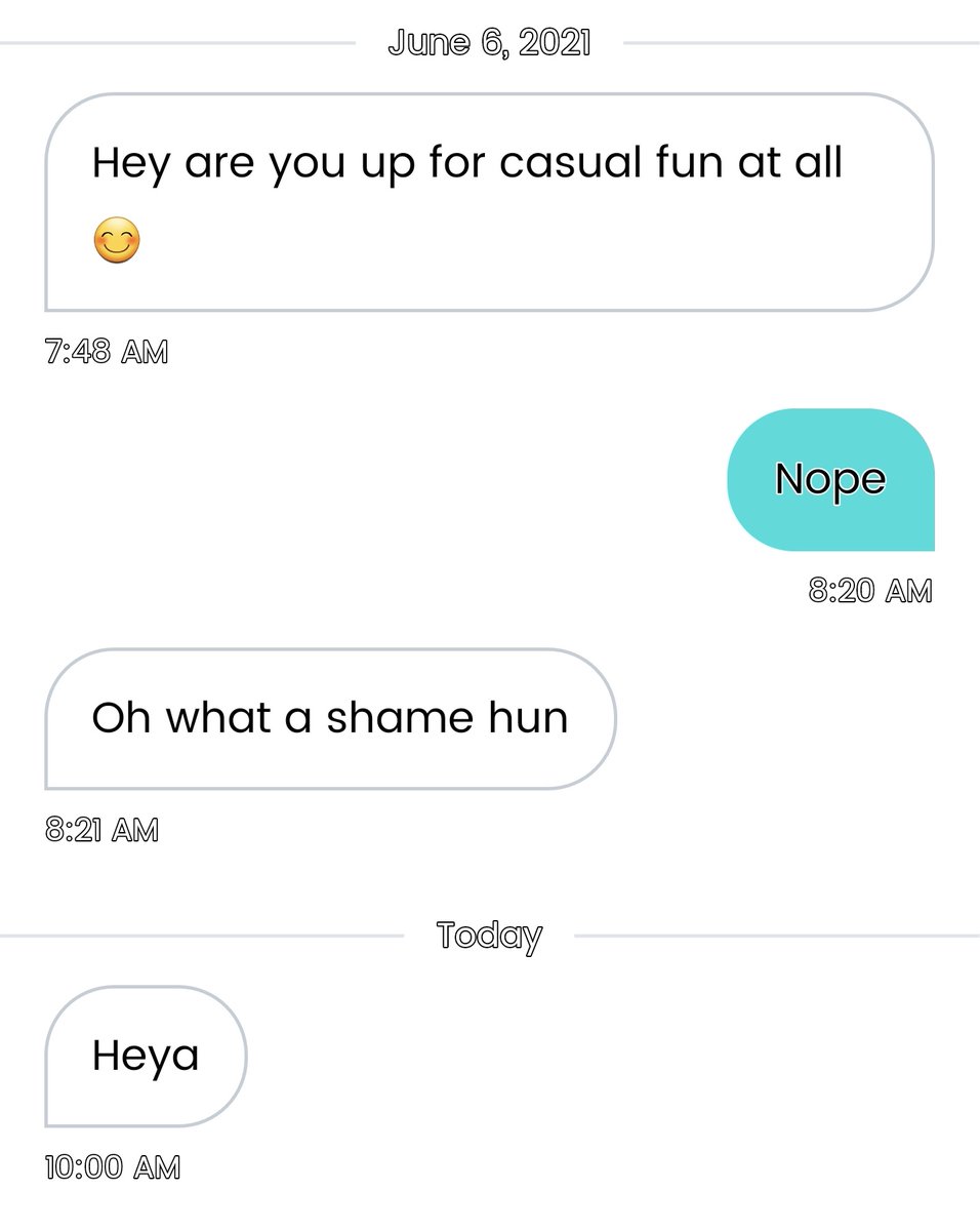 MsFridayology's tweet photo. The answer is still no.... Hun.... 🤮
#onlinedating #singlelife #datingwithdisability https://t.co/wcxwgeqpC8