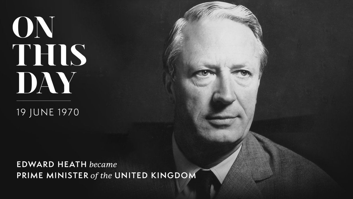 Edward Heath became Prime Minister on this day in 1970. 
 
📖 Read more about his life and premiership: gov.uk/government/his…
 
#10History