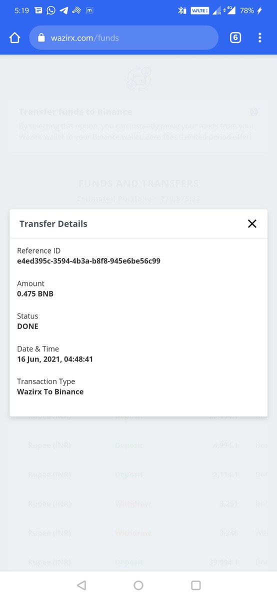 akhil42's tweet photo. @crypto_hanuman @Adirocks31 @NischalShetty Same here.
Please find the transaction id as well. https://t.co/tovZ5uOU8K