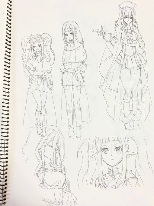 1キャラ10分
#模写 #蜘蛛ですがなにか #びそくアニメ 