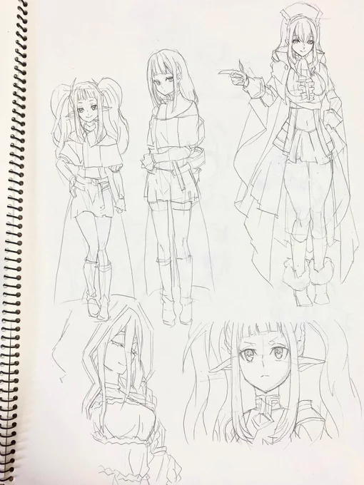 1キャラ10分
#模写 #蜘蛛ですがなにか #びそくアニメ 