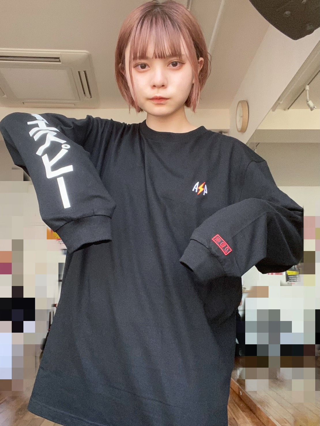 クロムハーツ Chrome Hearts Tシャツ カットソー ロンT レッド