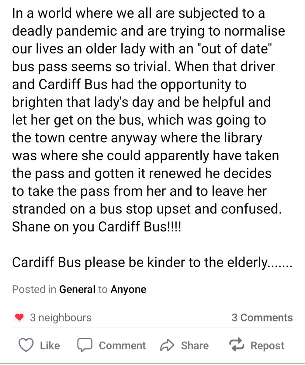 This is appalling. What are you up to <a href="/Cardiffbus/">Cardiff Bus</a> ? Plz email details: NMcEvoy@cardiff.gov.uk
