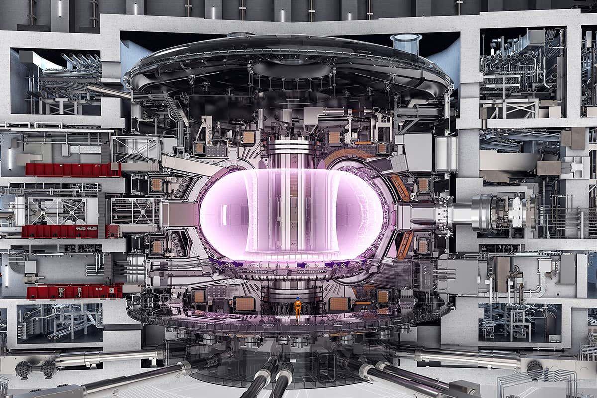 newscientist's tweet photo. The world's most powerful magnet, with a magnetic field strength about 280,000 times stronger than Earth’s own magnetic field, is being shipped to ITER fusion reactor https://t.co/EqZlTRVIrX https://t.co/PDrwoO76hC