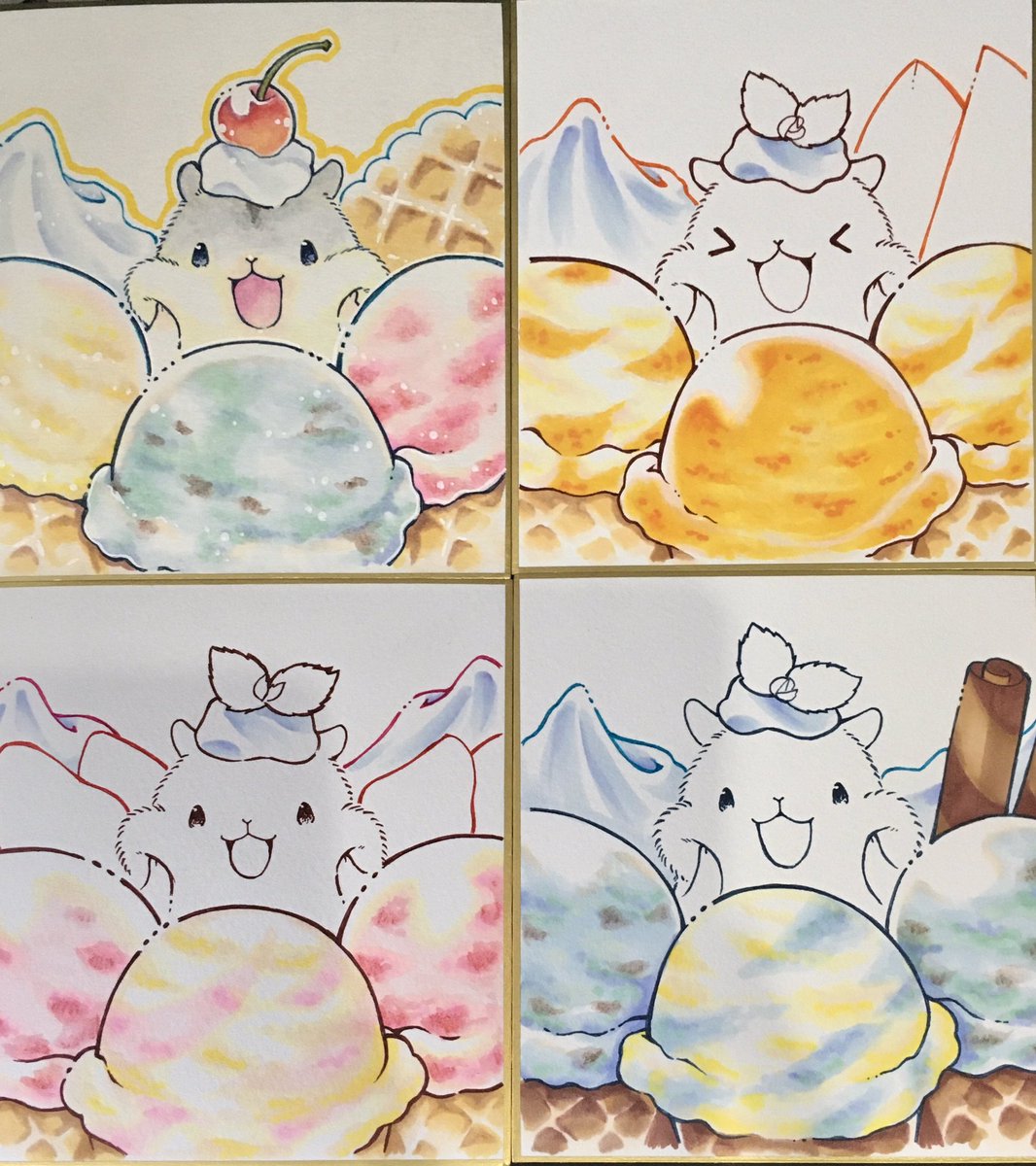 たーのしーい(ここまでノンストップで描いてたので息切れ) 