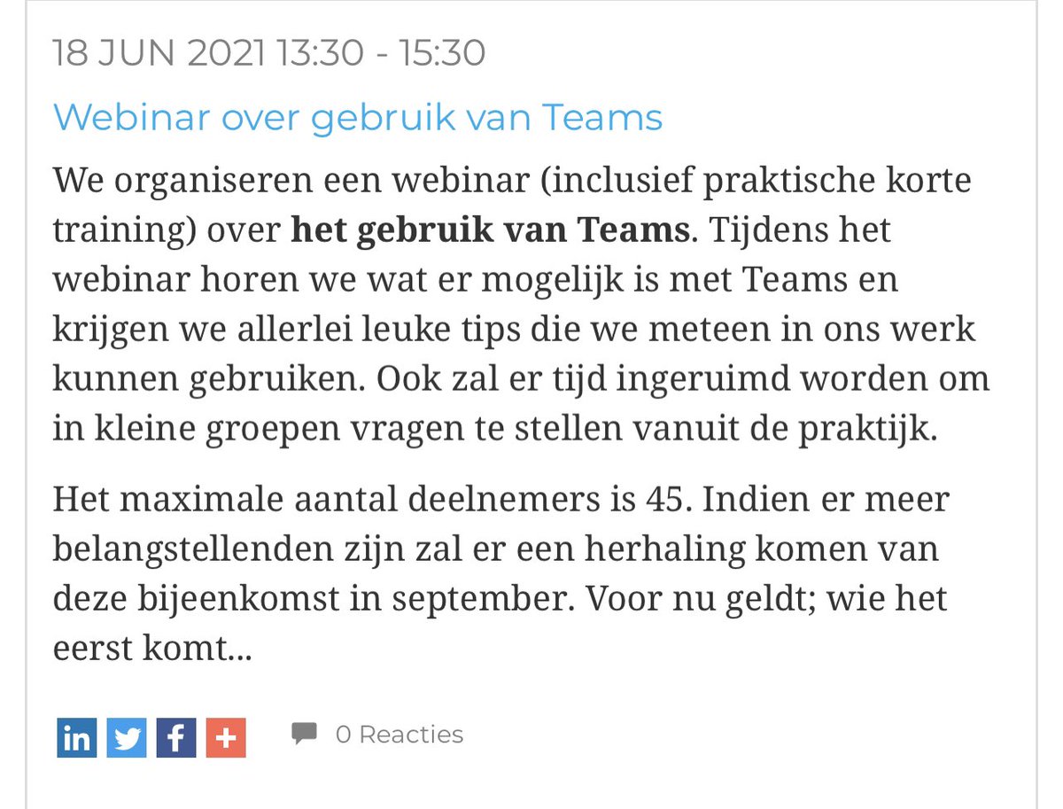VASMONL's tweet image. Gistermiddag een leuk webinar georganiseerd over werken met Teams. Dan denk je dat je er redelijk goed mee overweg kunt, sta je toch verbaasd over wat je er allemaal meer mee kunt en wat de nieuwste toevoegingen zijn. Voor herhaling vatbaar!