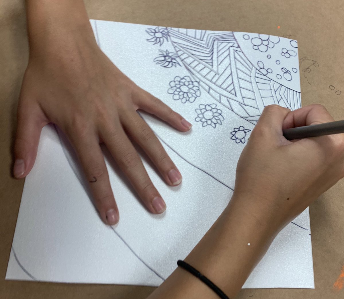 gakroenke's tweet image. Printmaking in action first day of 2nd session! Can’t wait to see the prints from these awesome printing plates! @Sequiota #spsartworks #spsexplore #printmaking