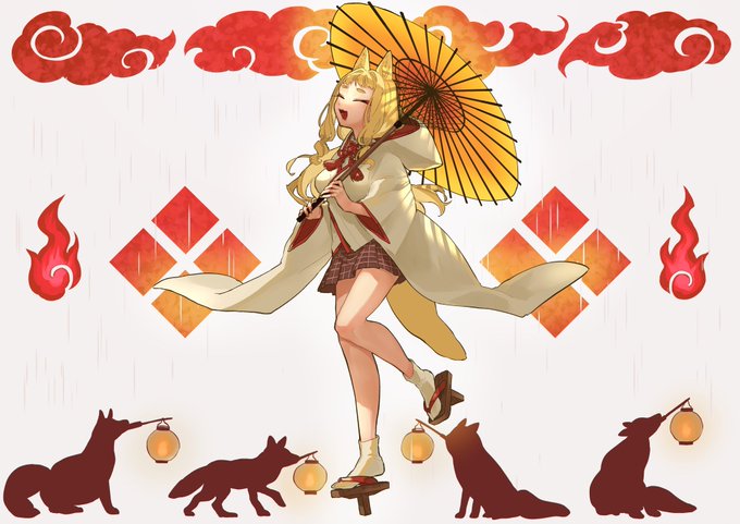 狐の嫁入りのtwitterイラスト検索結果 狐の嫁入りのtwitterイラスト検索結果