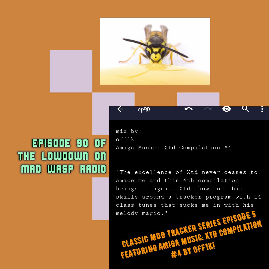 thelowdown96's tweet photo. Episode 89 is up https://t.co/rKGLtmKICB
Stay tuned to https://t.co/YuoOqHBUHG this Mon 11pm & Sat 6am (BST) for the fifth installment of the Classic MOD Tracker Music Series ft. Amiga Music: Xtd Compilation #4 by Off1k!
#MadWaspRadio #InternetRadio #off1k #modtracker #music https://t.co/AgMbdrMAoe