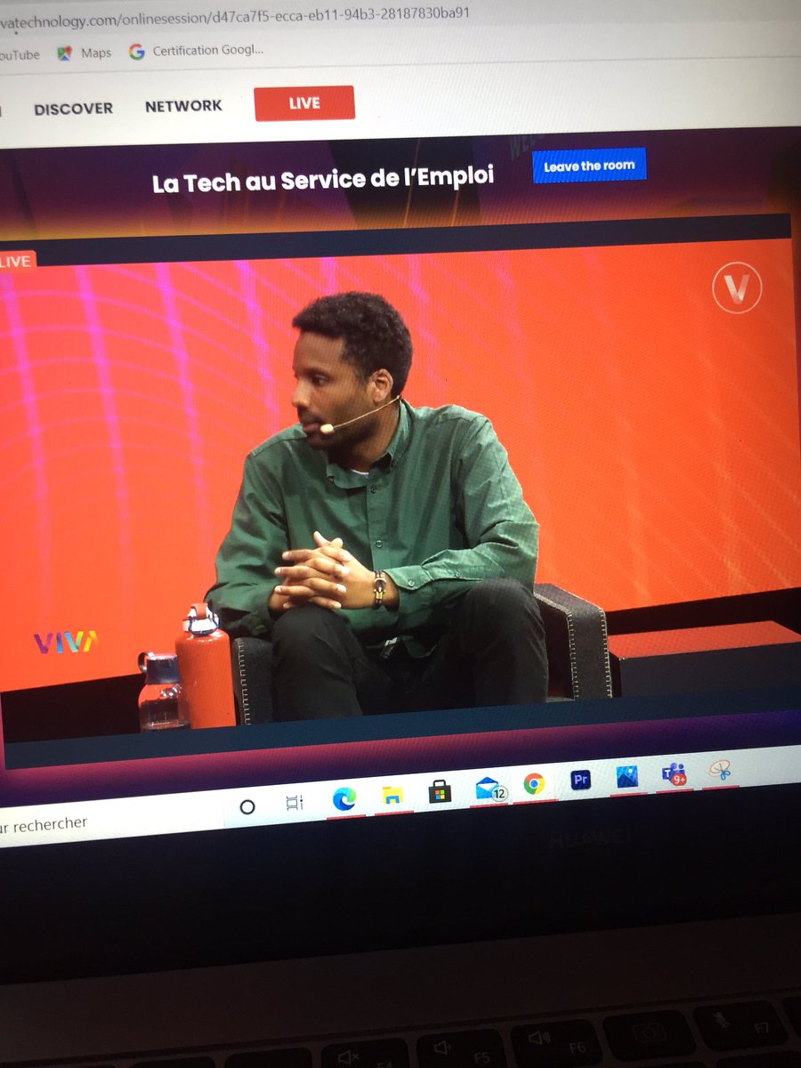 La Tech au service de l’emploi. 🙌

<a href="/whire/">tina</a> lève les barrières pour provoquer de belles histoires professionnelles, et déceler le véritable potentiel de chaque personne. 

Merci à <a href="/KayoumFane/">Kayoum</a> pour son intervention !

#MBADMB #VivaTech #VivaTech2021