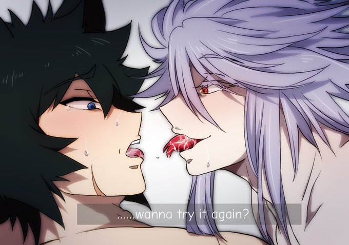 Hex🔞多忙 - 2 pic. 😘Kiss - Lýkos & fídi 👉Read from Right to Left #yaoi #yaoiart #ComicArt #kiss #AnimeArt #anime https://t.co/zYF5gyH6f4