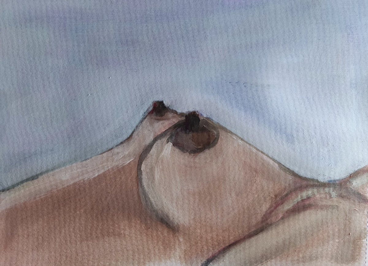ipaintbottoms's tweet photo. #artoftheday #art #artistsontwitter #artoftwitter #artwork #artist #painting #mentalhealth #artfortherapy #boobart  #boobs #boobpainting #bodypositivity #boobsoftwitter #breasts #bodypositive #nudeart #risqueart https://t.co/Hes1HdPt8C