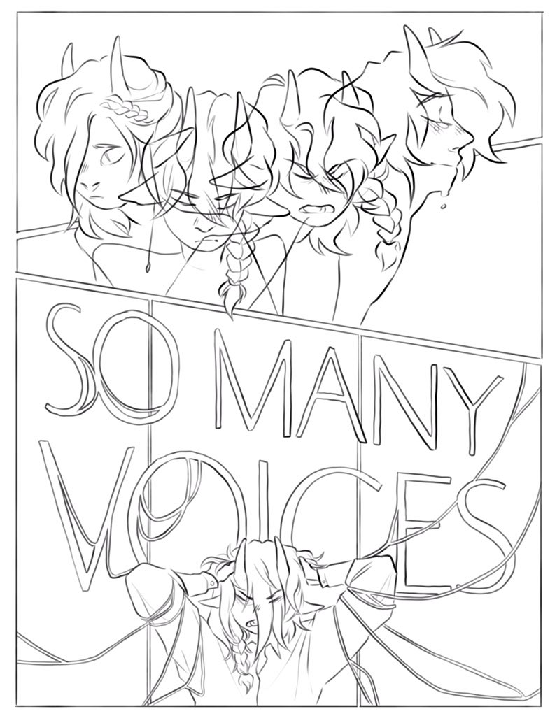 First two pages without color: 