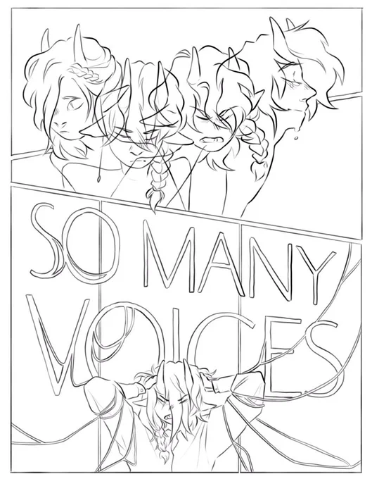 First two pages without color: 