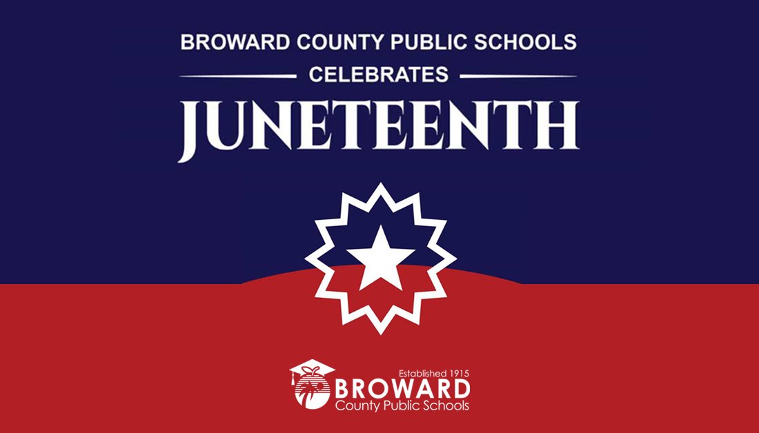 browardschools's tweet photo. On June 19, @browardschools celebrates Juneteenth, the oldest nationally celebrated commemoration of the ending of slavery in the United States. We remember and honor those who have made sacrifices to ensure freedom and liberty for African Americans. https://t.co/I4PHxCbQyj