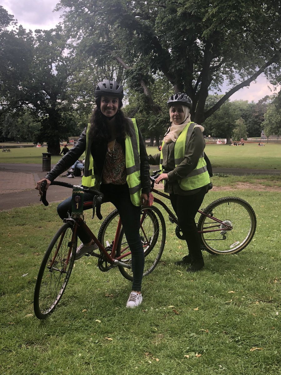 A message from Sophia (on the left): Sophia : “It’s the fastest and cheapest way to get around. We need better cycle routes: more blue cycle routes. They are amazing!”

#Birmingham <a href="/cannonhillpark/">Cannon Hill Park</a> <a href="/WorksCycling/">Cycling Works for Birmingham</a> <a href="/The_BikeProject/">The Bike Project 🧡</a> 

<a href="/WaseemZaffar/">Waseem Zaffar MBE</a> <a href="/BrumLeader/">LeaderofBirmingham</a>