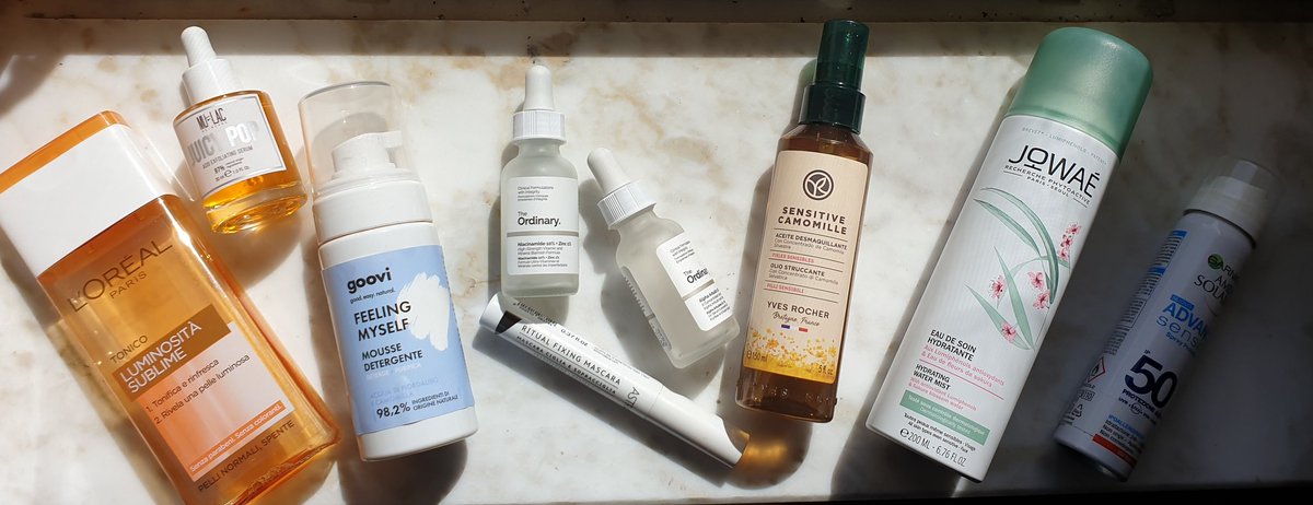 petermisol's tweet image. Dovrei studiare però non ho voglia, così ho deciso di sistemare alcuni miei prodotti per la #skincare e mi sono resa conto di amarli tutti, MA il juicy pop di Mulac e il ritual fixing di Astra sono la ✨ VITA ✨ 
#NotSponsored #purtroppo