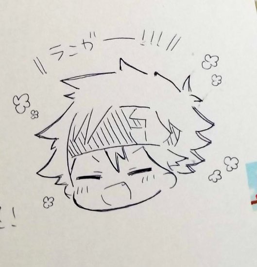 これはなかよぴのフォロワさんに贈り物送った時に描いた暦くん🌺 