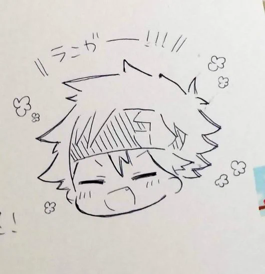 これはなかよぴのフォロワさんに贈り物送った時に描いた暦くん🌺 