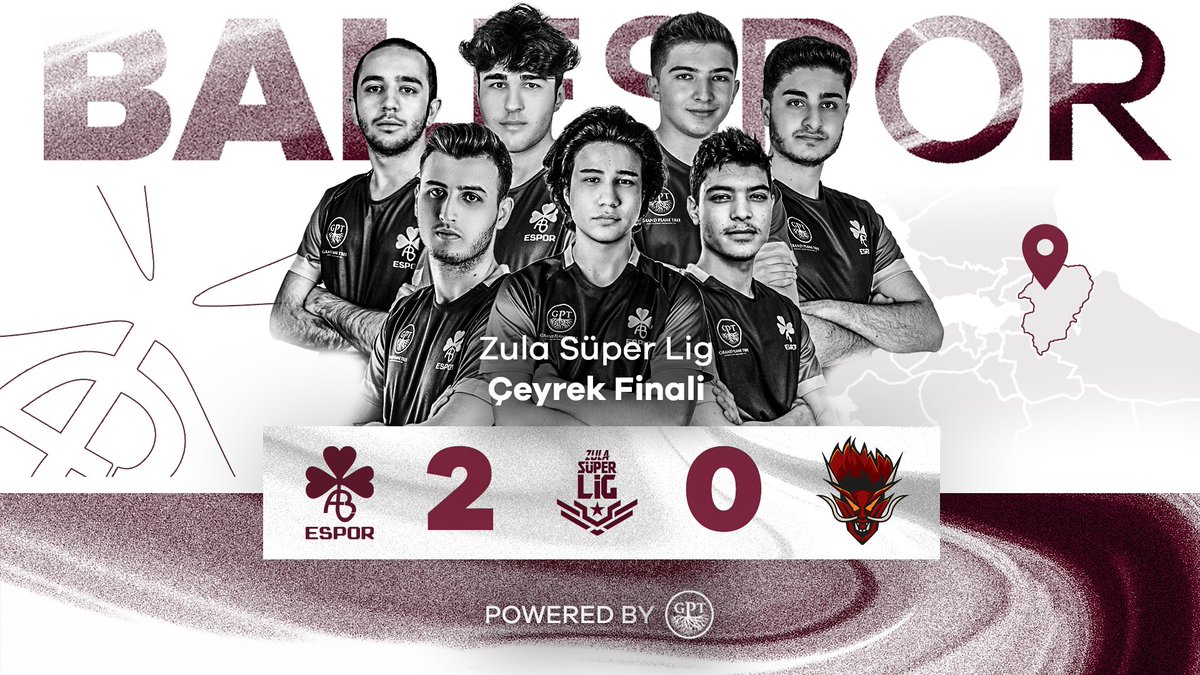 BAL_espor's tweet photo. BAL Espor Zula Süper Lig'deki ilk sezonunda yarı finalde! 🥳💪

Yarı finaldeki rakibimiz serinin diğer karşılaşması KBB Kağıtspor Espor - Digital Athletics maçı sonucunda belli olacak.

Elinize sağlık takım! ❤️❤️❤️

#BALespor #Zula #ZSL #BALspor #PoweredByGPT https://t.co/IorpwH24jK