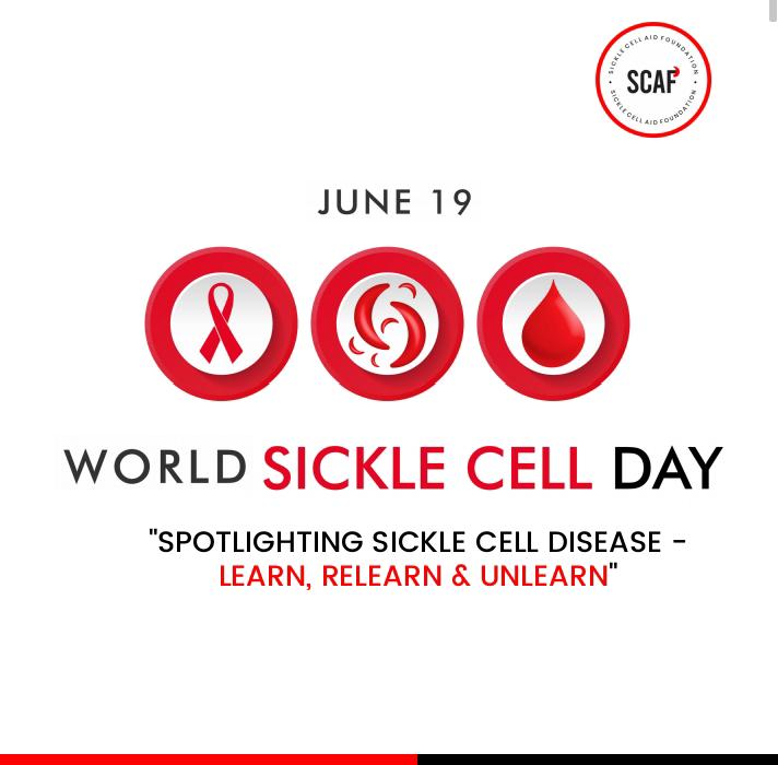 Big_Jaro's tweet photo. Its World Sickle Cell Day 2021
#knowyourgenotype https://t.co/SXdlugAf25