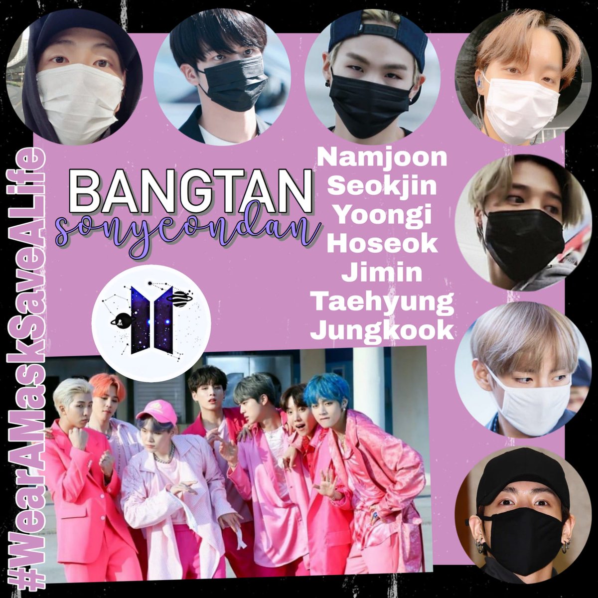 SilkeMeyer19's tweet photo. DO IT LIKE BTS, WEAR A MASK! STAY HEALTHY! 💜I PURPLE YOU💜#WearAMaskSaveALife #마스크를쓰고생명을구하다 #fightagainstcorona #covid19survivor #achtsamkeit #maskemachtsinn #aharegeln #rki #bts_official #btsarmy #bighit #btsmask #bts_BE #to_BTS #proudarmy_noonas #SoShowMeYourMask https://t.co/2KbbehhwTI