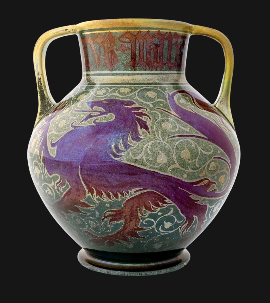 Latest Stock updates - adantiques.com including this spectacular Vase by Gordon Forsyth for Pilkington's Royal Lancastrian #Pilkingtons #RoyalLancastrian #Lustre #Britishartpottery