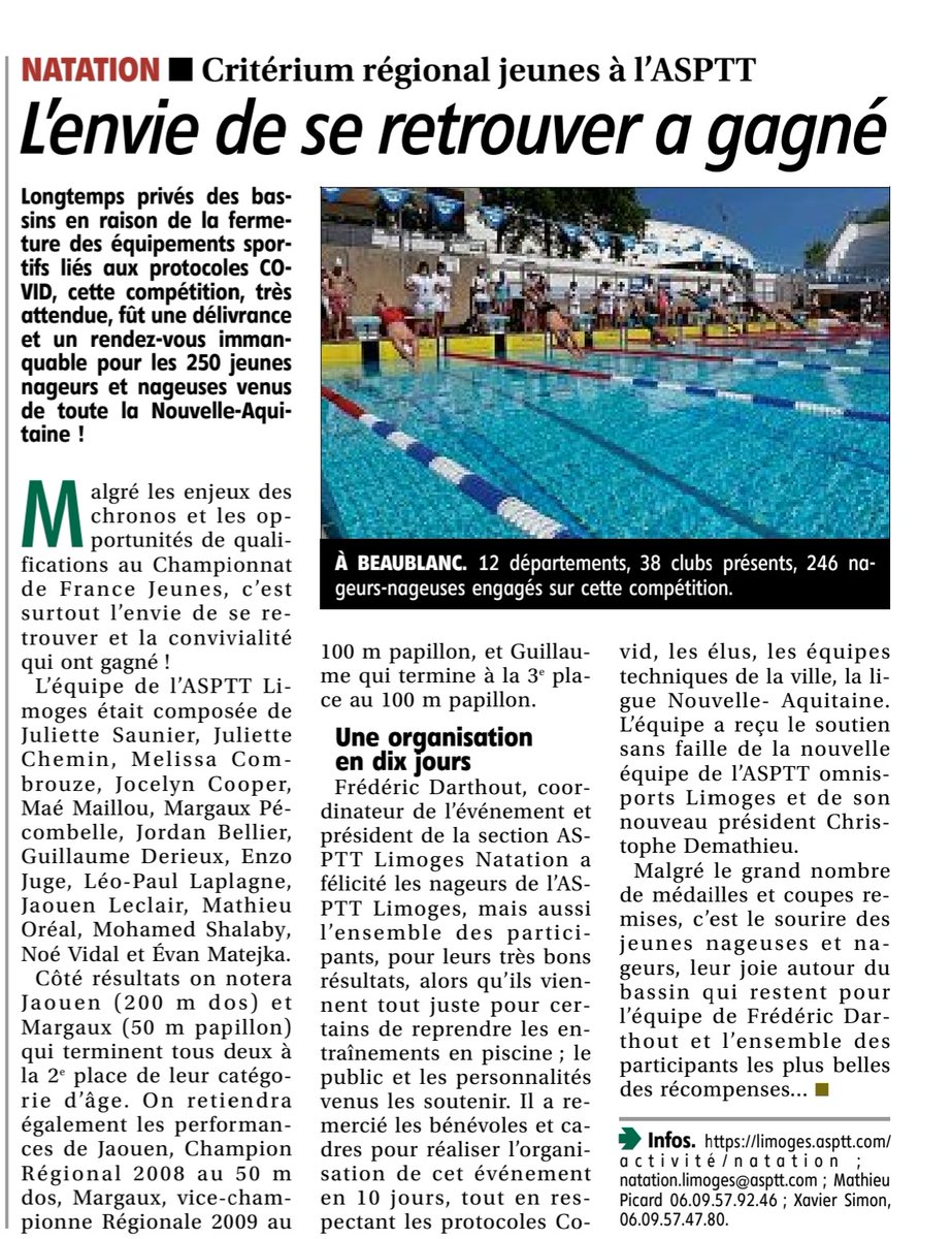 Un bien beau week end initiateur du retour à la vie d'avant ! Merci @LePopu_TDS