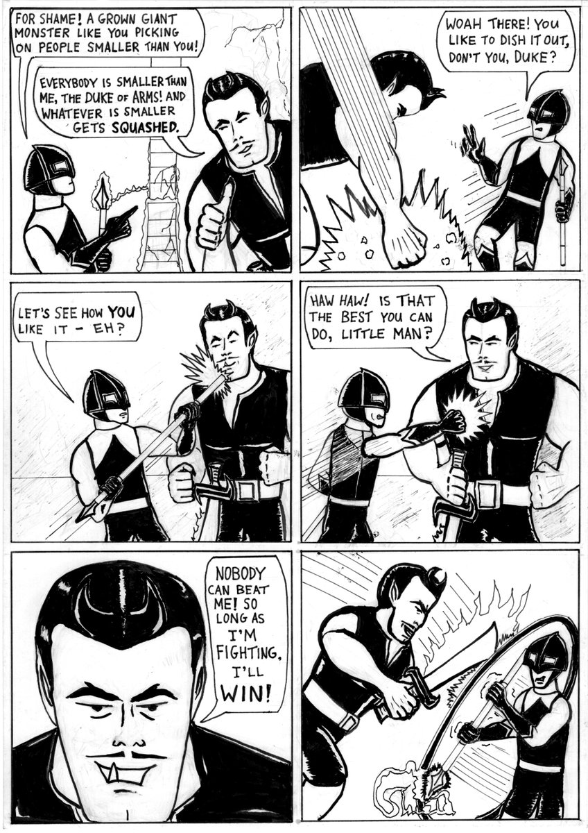 SubsidingSun's tweet photo. The Pen-Knight: To Arms! - p.6 https://t.co/PuYSICGsyt