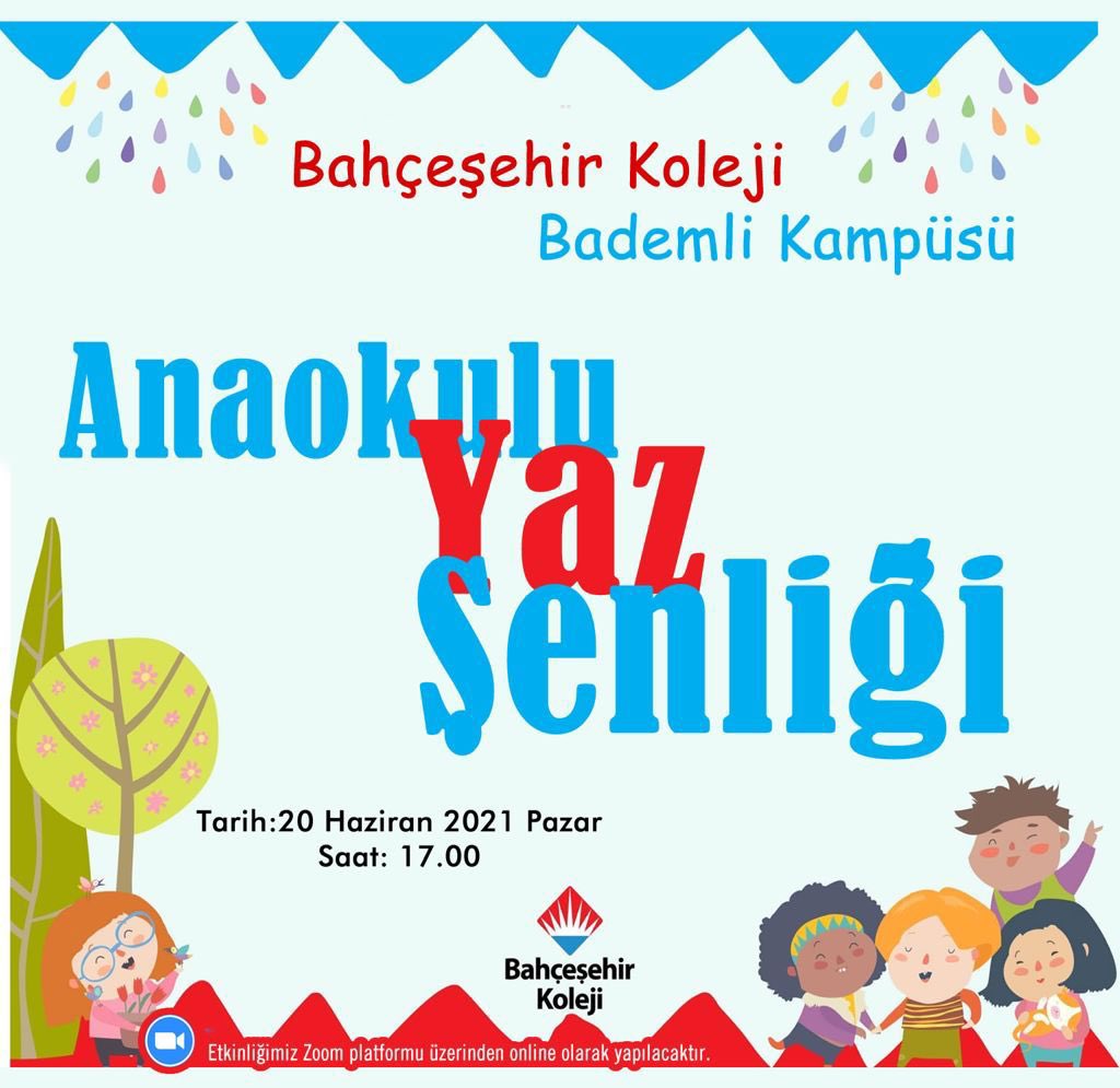 Bademli Kampüsü Okul Öncesi öğrencilerimizin yıl sonu gösterisinde sizleri da aramızda görmekten mutluluk duyarız.❤️💙