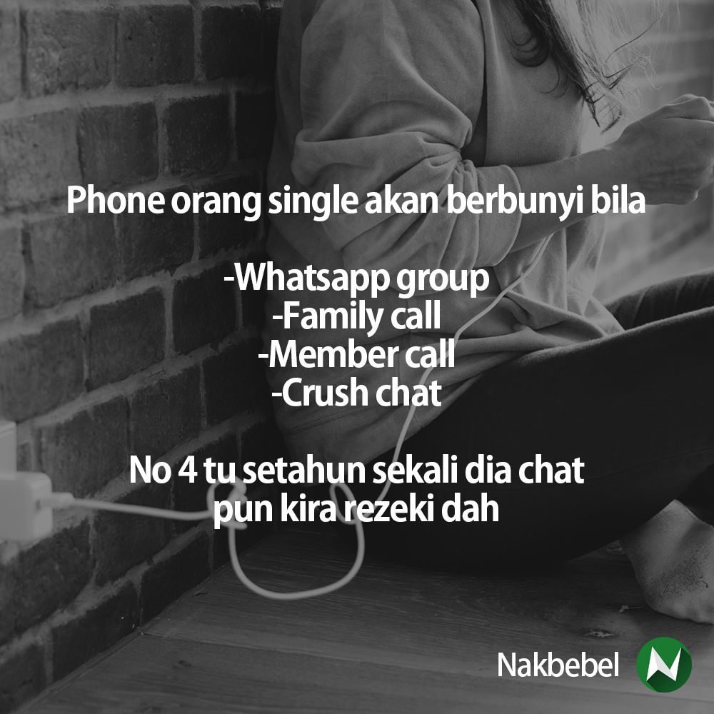 nakbebel's tweet photo. Single ke tu? | Follow @santapanhidup untuk quote-quote kehidupan https://t.co/Enu7cDOjAo