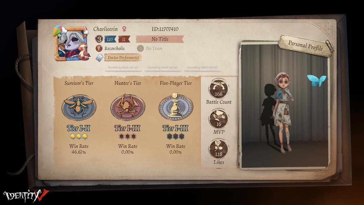 CharlieErin3's tweet photo. I'm playing Identity V. Fancy a game? https://t.co/aszDHgWaKN