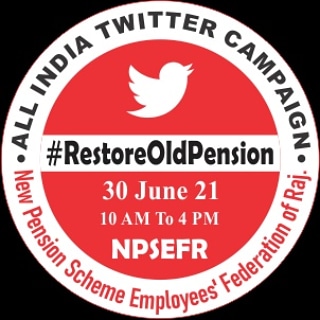 🇮🇳 30 June 21
10 AM To 4 PM
All India Twitter Campaign
#RestoreOldPension 🌱  
Click 👉 <a href="/NPSEFR/">NPSEFR®</a> To Follow Us🏃‍♂️