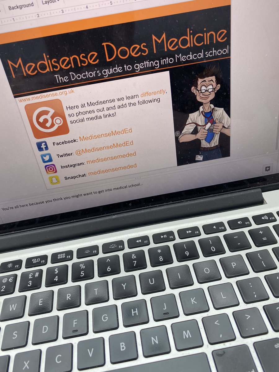 We are now well underway with our first day of Medisense Does Medicine our widening participation event about getting into medical school! This year we are going virtual and we are excited to be helping students #getintomedschool