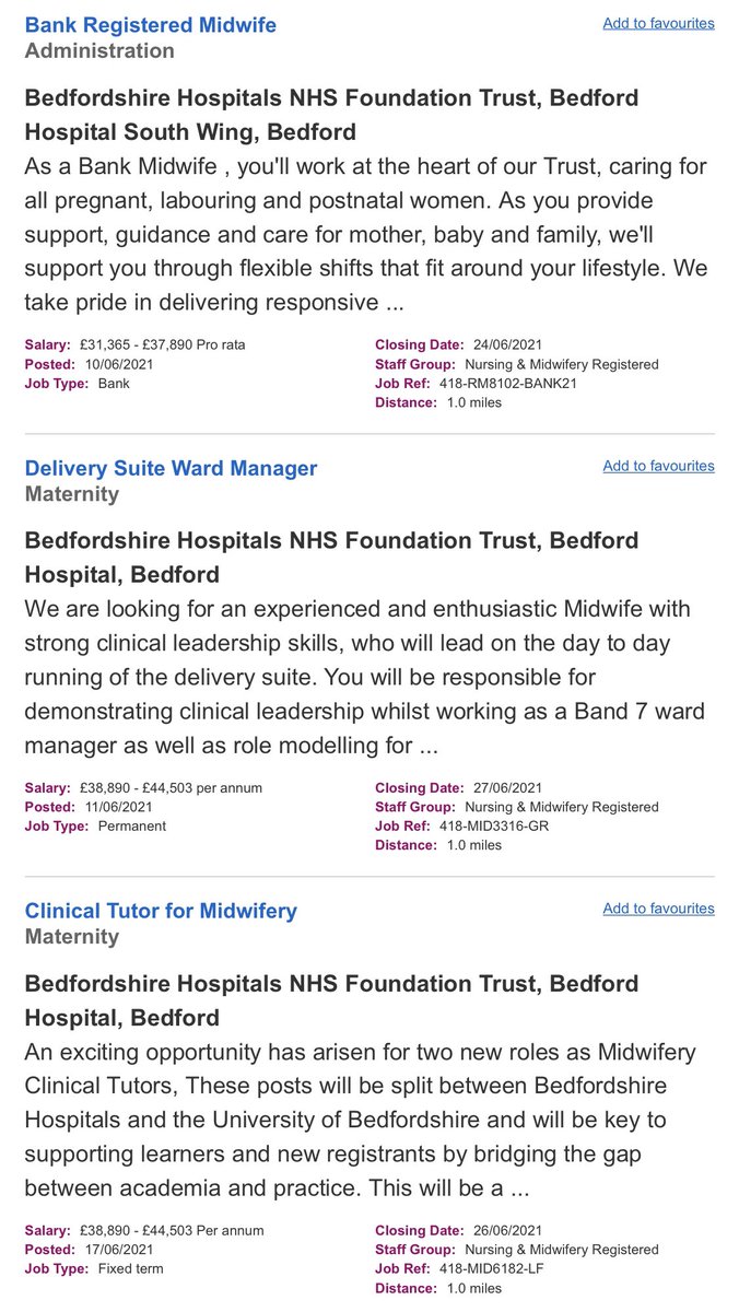 Tara Pauley BSc (Hon), BA (Hons) RM MBPsS (@pathwaytara) on Twitter photo Opportunities to join our growing team <a href="/bedfordhospital/">Bedford Hospital (Bedfordshire Hospitals NHS FT)</a> are as follows - pls share👇🏼 Opportunities to join our growing team <a href="/bedfordhospital/">Bedford Hospital (Bedfordshire Hospitals NHS FT)</a> are as follows - pls share👇🏼