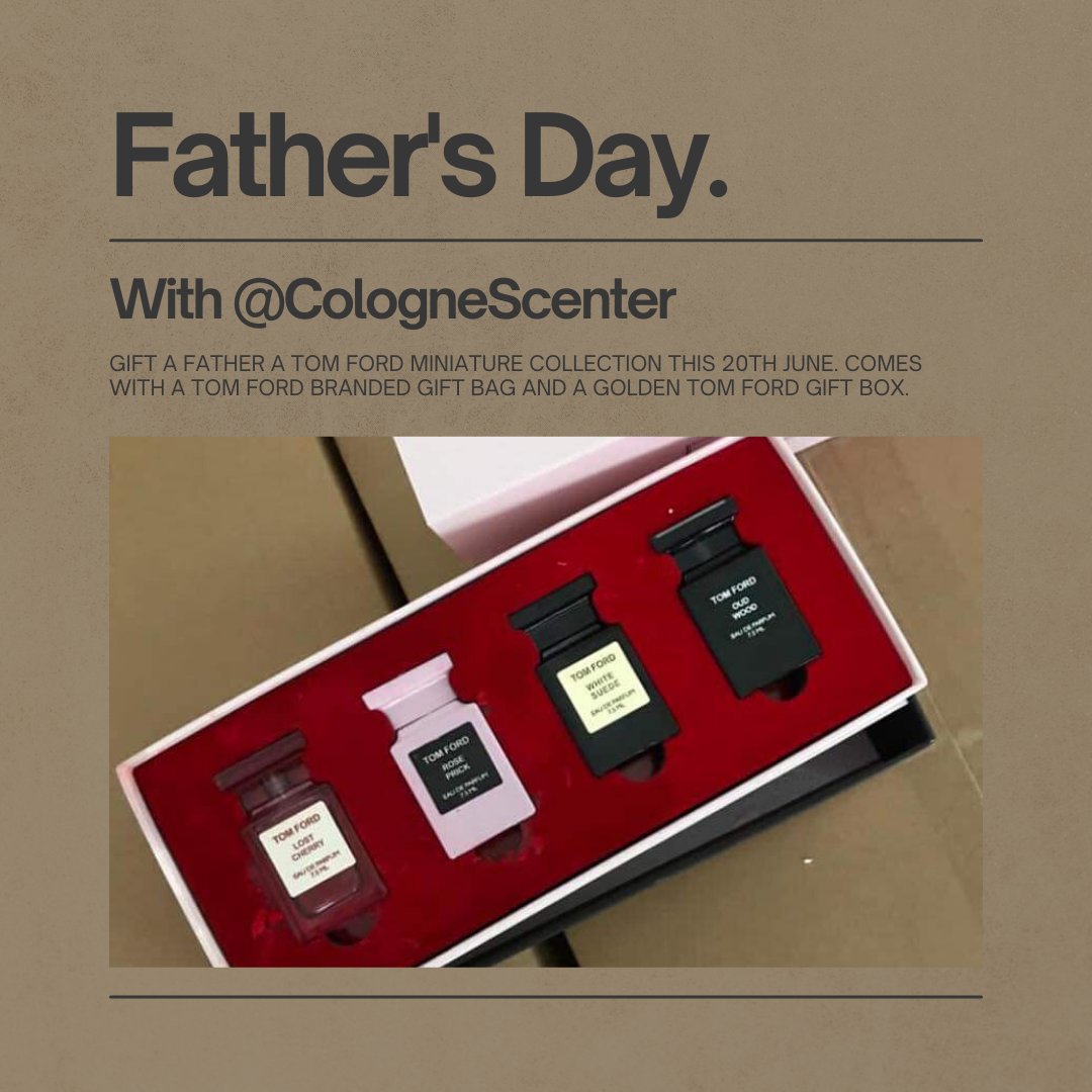 TOM FORD MINIATURE MODERN COLLECTION EDP 4X30ML SET 1. ROSE PRICK