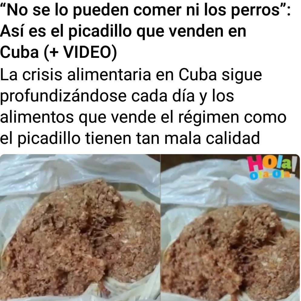 InfoCuba2's tweet photo. #CubaEnDictadura #SOSCuba #cuba #CubaEsUnaDictadura #adncuba #cibercuba #cubanos https://t.co/rDikkqyVUG
