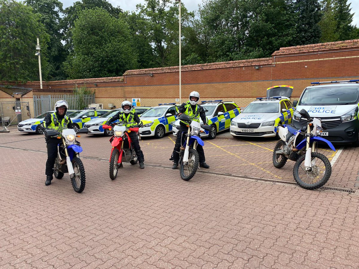 Operation Array

The Off Road Bike team, Coleshill SNT officers and Rural Crime Team are out patrolling North Warks. We are targetting the hotspot areas. 

If you do see anyone on a off road bike please ring 101.