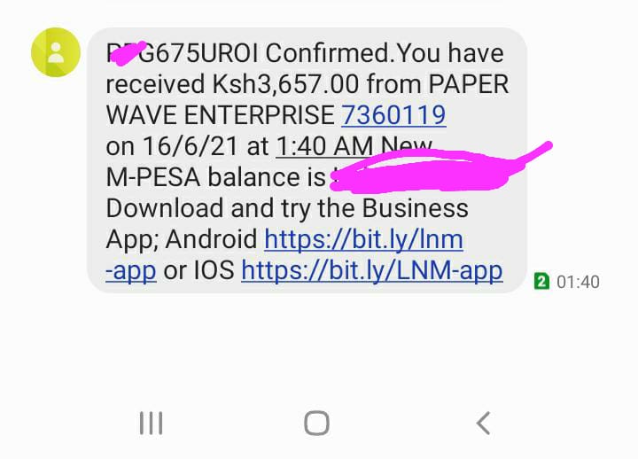 WendyStephani3's tweet photo. If paper wave was a scam then we couldn't be earning money, many youths have benefited from this help us unlock the till #paperwave #safaricoplc #safaricomcare https://t.co/61RmZZxZpH