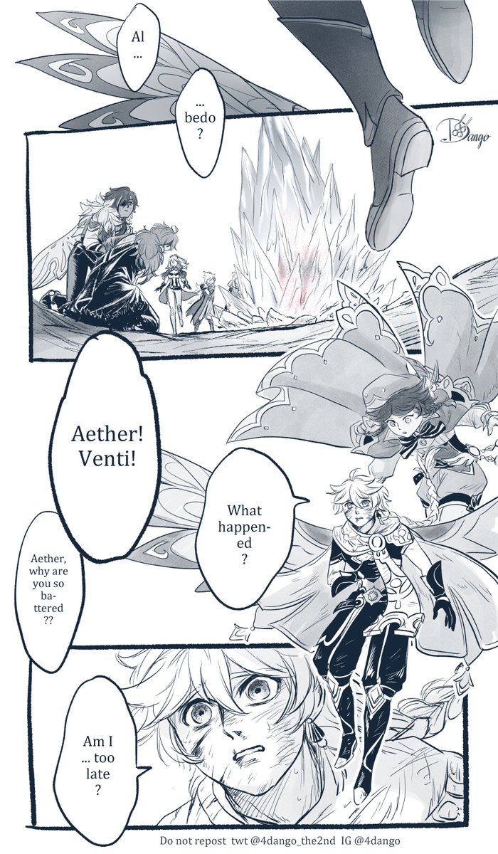 Voices in Ice and Snow
[Part 22/?]

Aether finally returns to the scene 
(with Venti??)

#GenshinImpact #原神 