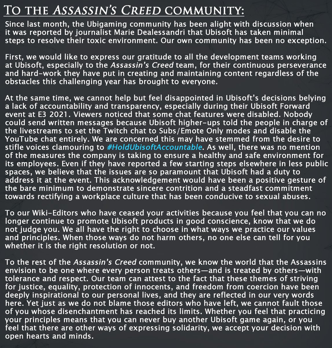 Discuss Everything About Assassin's Creed Wiki